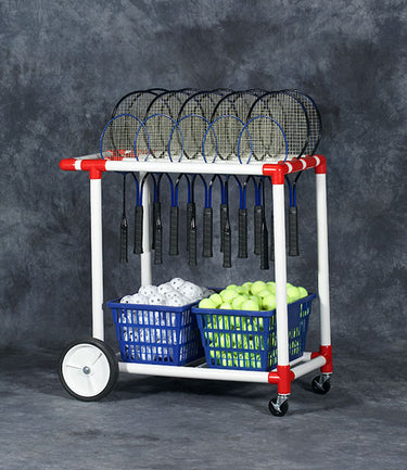All Terrain Racket Cart – Sports Equipment Organizer | Easy Assembly | 37